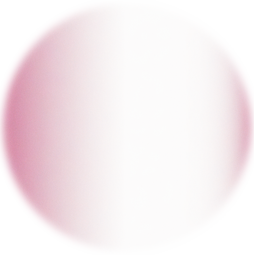 Dreamy Gradient Circle in Faded Magenta